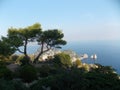 Capri blue excusive sea view Royalty Free Stock Photo